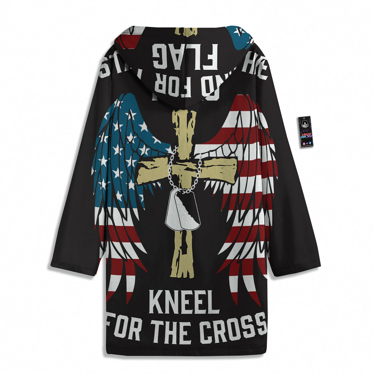 United We Stand American Flag Print Men's Windbreaker Jacket-grizzshop