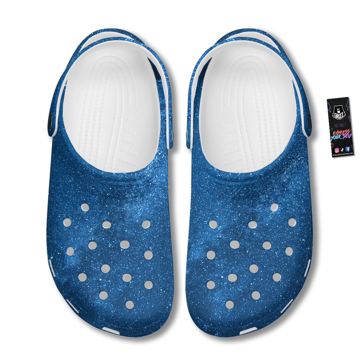 Universe Galaxy Milky Way Print Clog-grizzshop