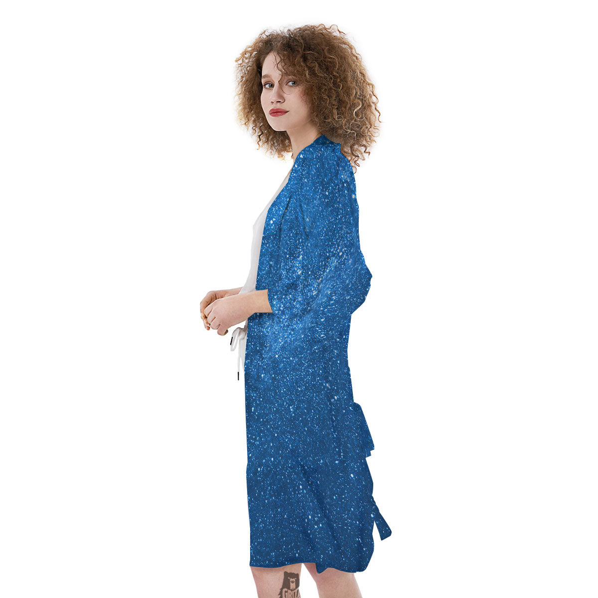 Universe Galaxy Milky Way Print Kimono-grizzshop