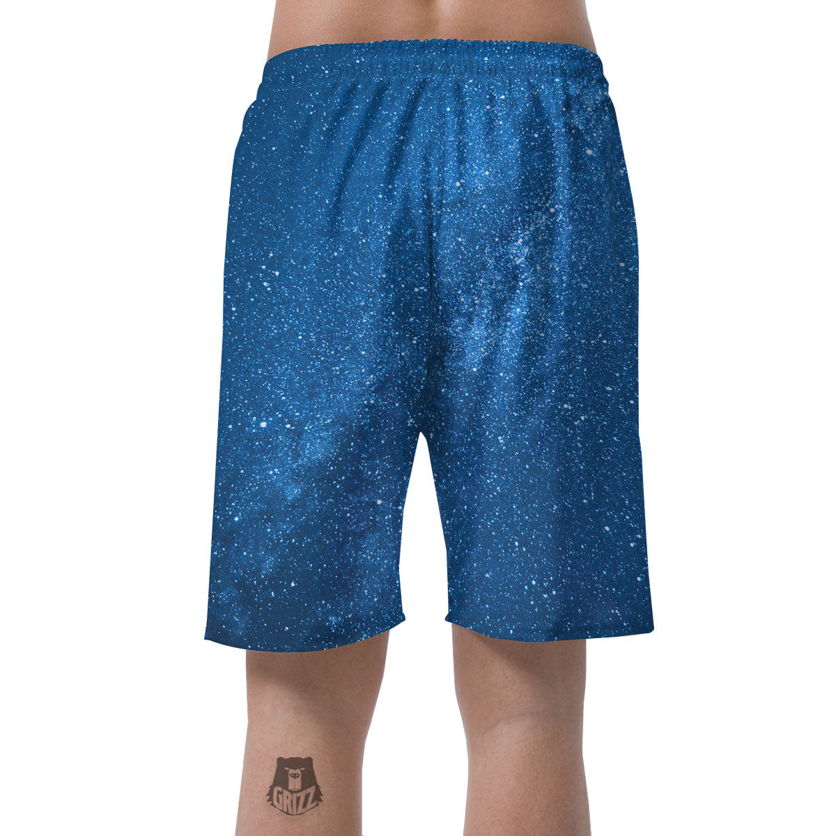 Universe Galaxy Milky Way Print Men's Shorts-grizzshop
