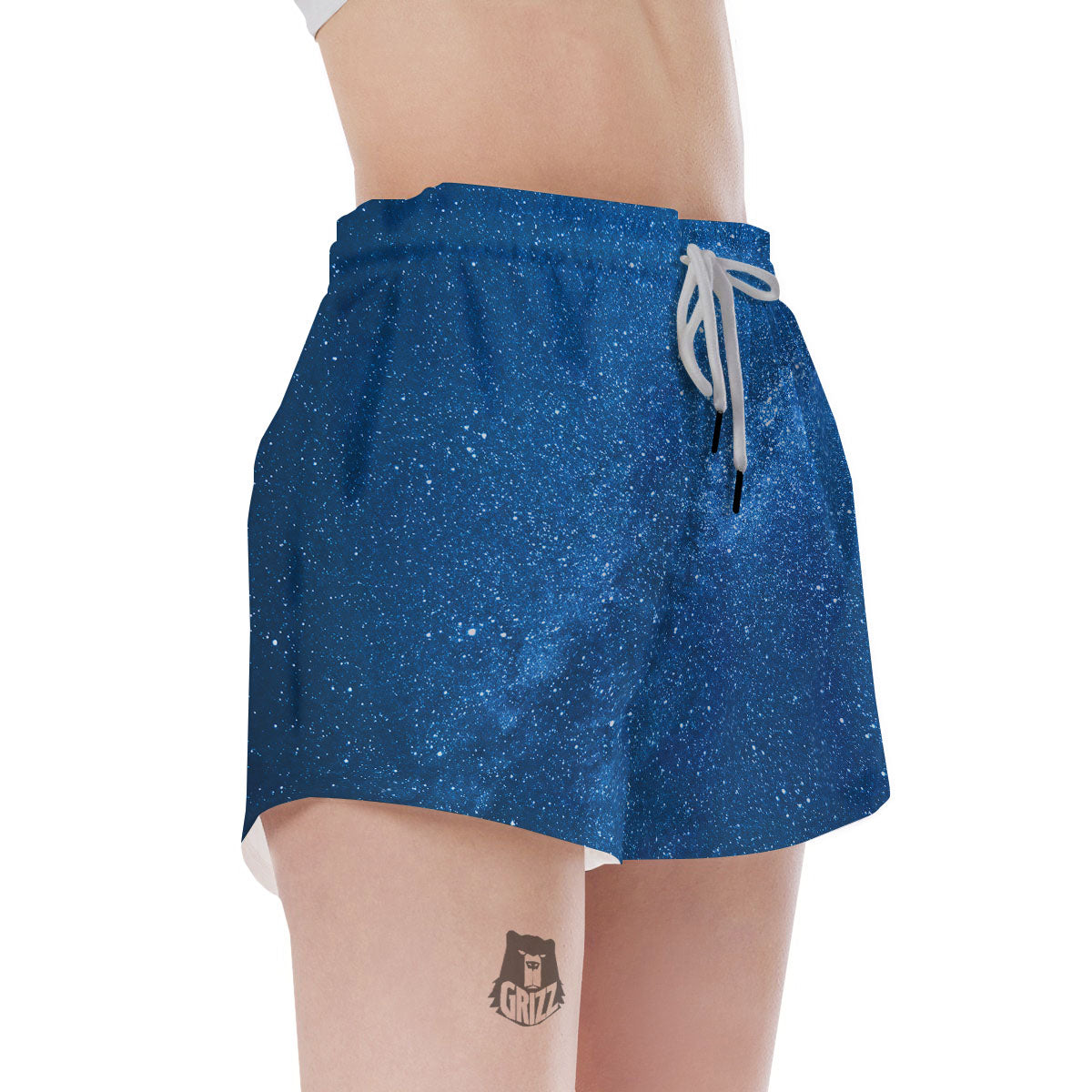 Universe Galaxy Milky Way Print Women's Shorts-grizzshop