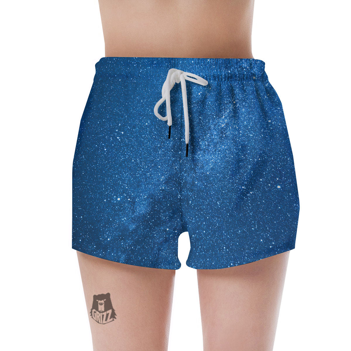 Universe Galaxy Milky Way Print Women's Shorts-grizzshop