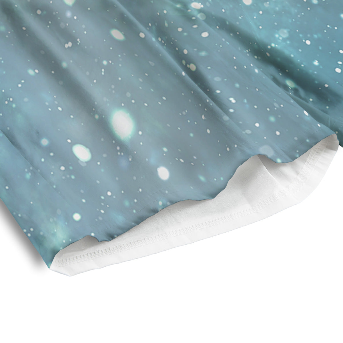 Universe Galaxy Space Blue Sky Print Men's Athletic Shorts