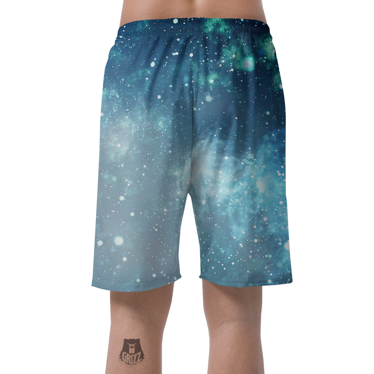 Universe Galaxy Space Blue Sky Print Men's Shorts-grizzshop