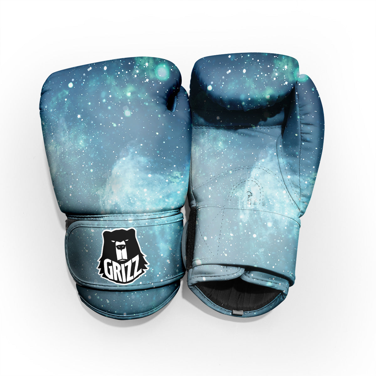 Universe Galaxy Space Blue Sky Print Pro Boxing Glove