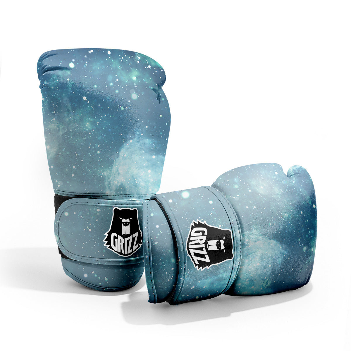 Universe Galaxy Space Blue Sky Print Pro Boxing Glove