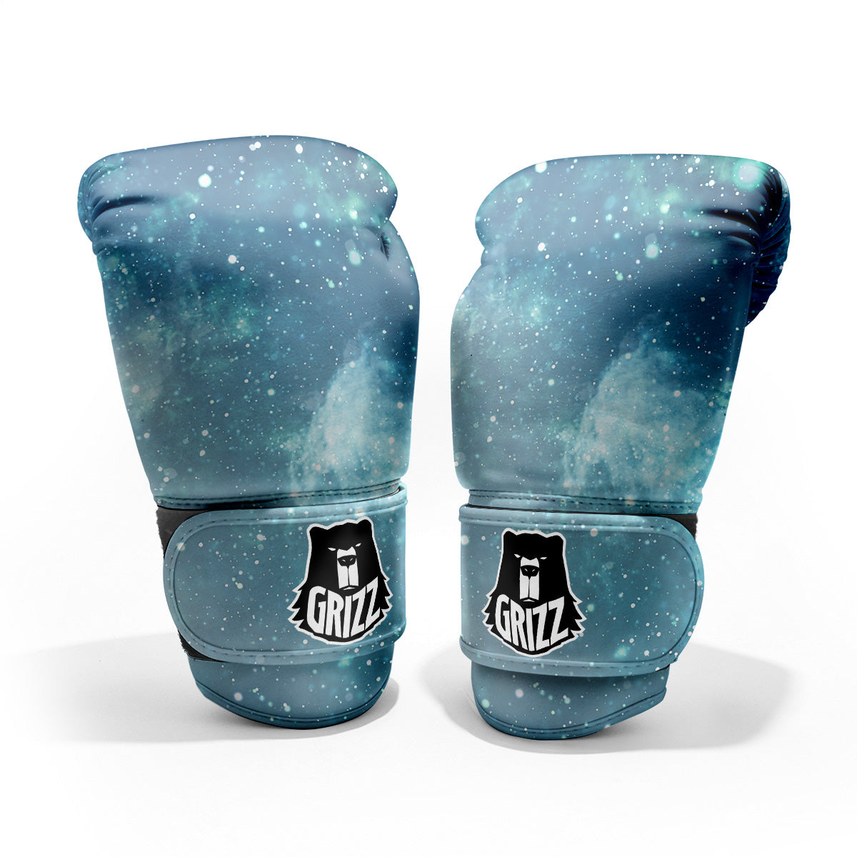 Universe Galaxy Space Blue Sky Print Pro Boxing Glove