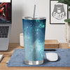 Universe Galaxy Space Blue Sky Print Tumbler-grizzshop