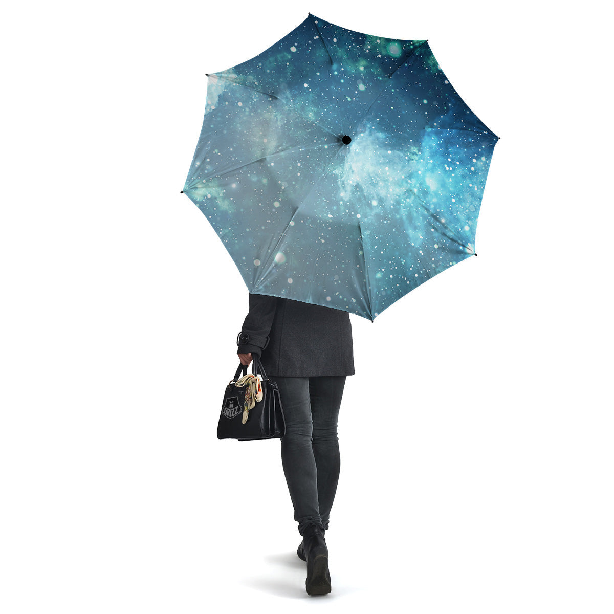 Universe Galaxy Space Blue Sky Print Umbrella-grizzshop