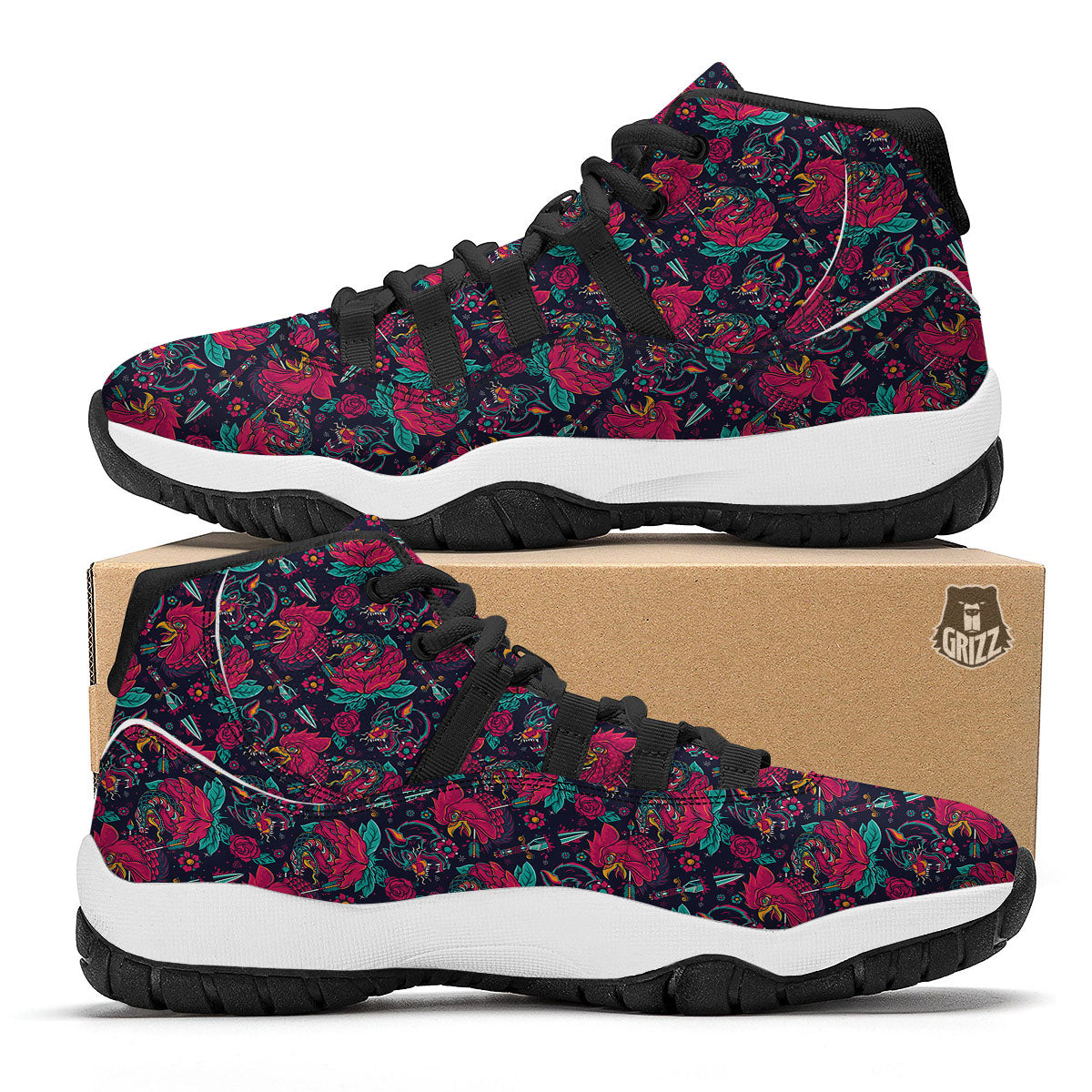Universe Galaxy Space Dark Nebula Print Black Bball Shoes-grizzshop