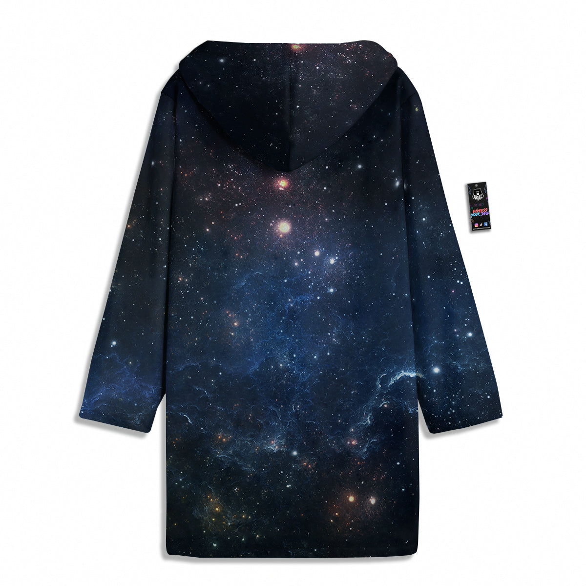 Universe Galaxy Space Dark Nebula Print Men's Windbreaker Jacket-grizzshop