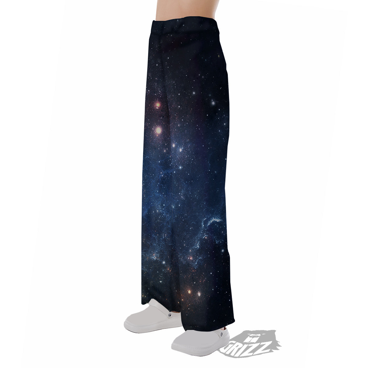 Universe Galaxy Space Dark Nebula Print Pajama Pants-grizzshop