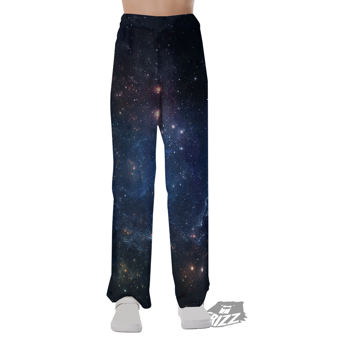 Universe Galaxy Space Dark Nebula Print Pajama Pants-grizzshop