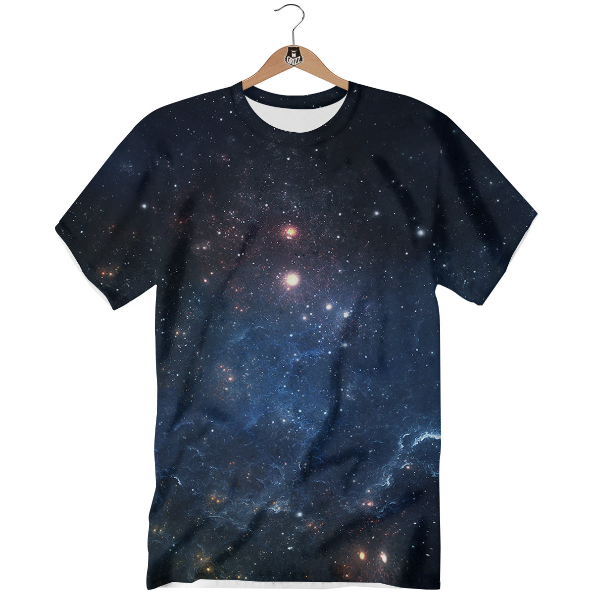 Universe Galaxy Space Dark Nebula Print T-Shirt-grizzshop