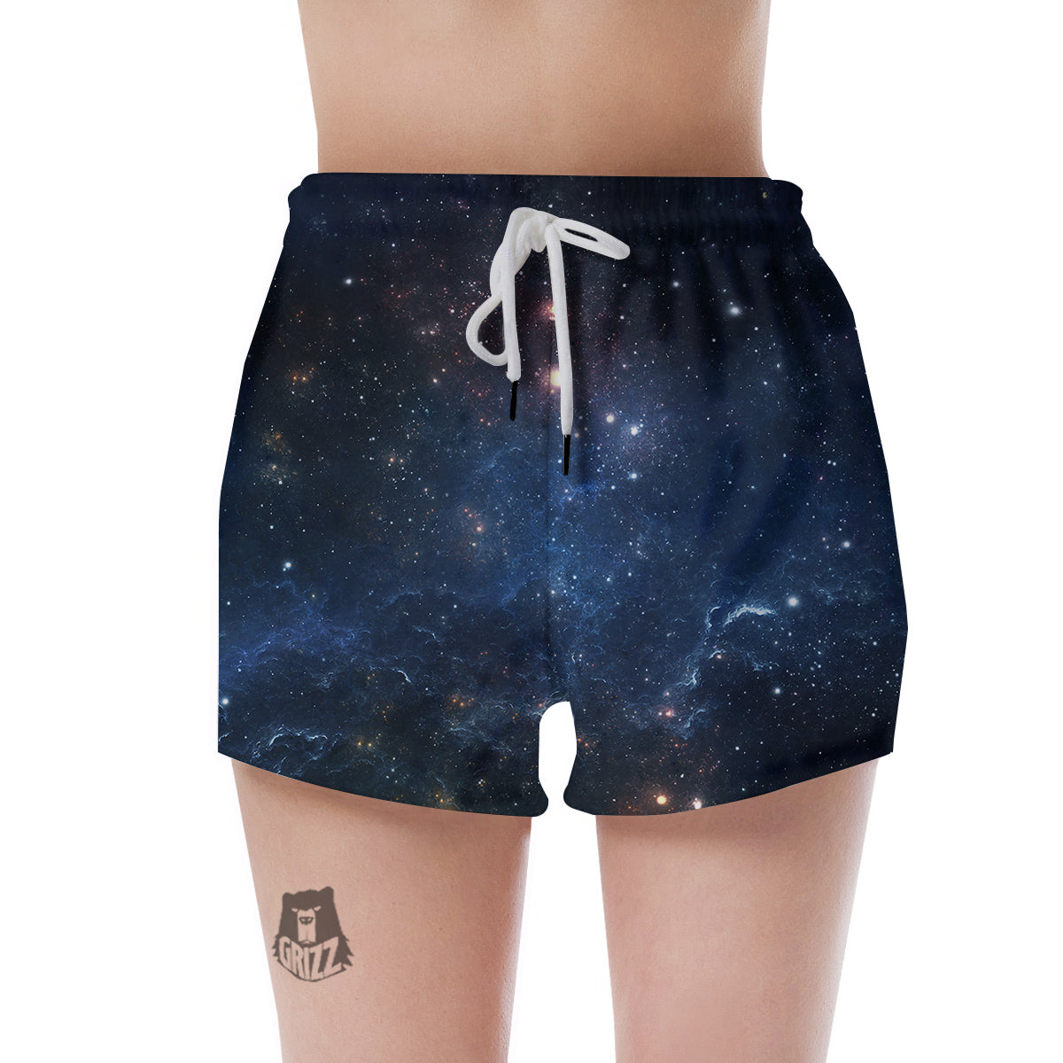Universe Galaxy Space Dark Nebula Print Women's Shorts-grizzshop
