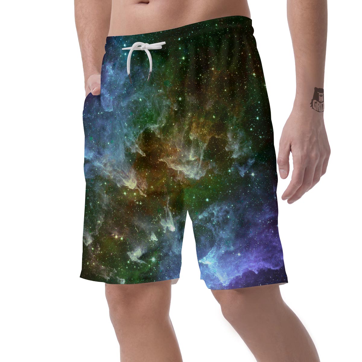 Universe Galaxy Space Men's Shorts-grizzshop