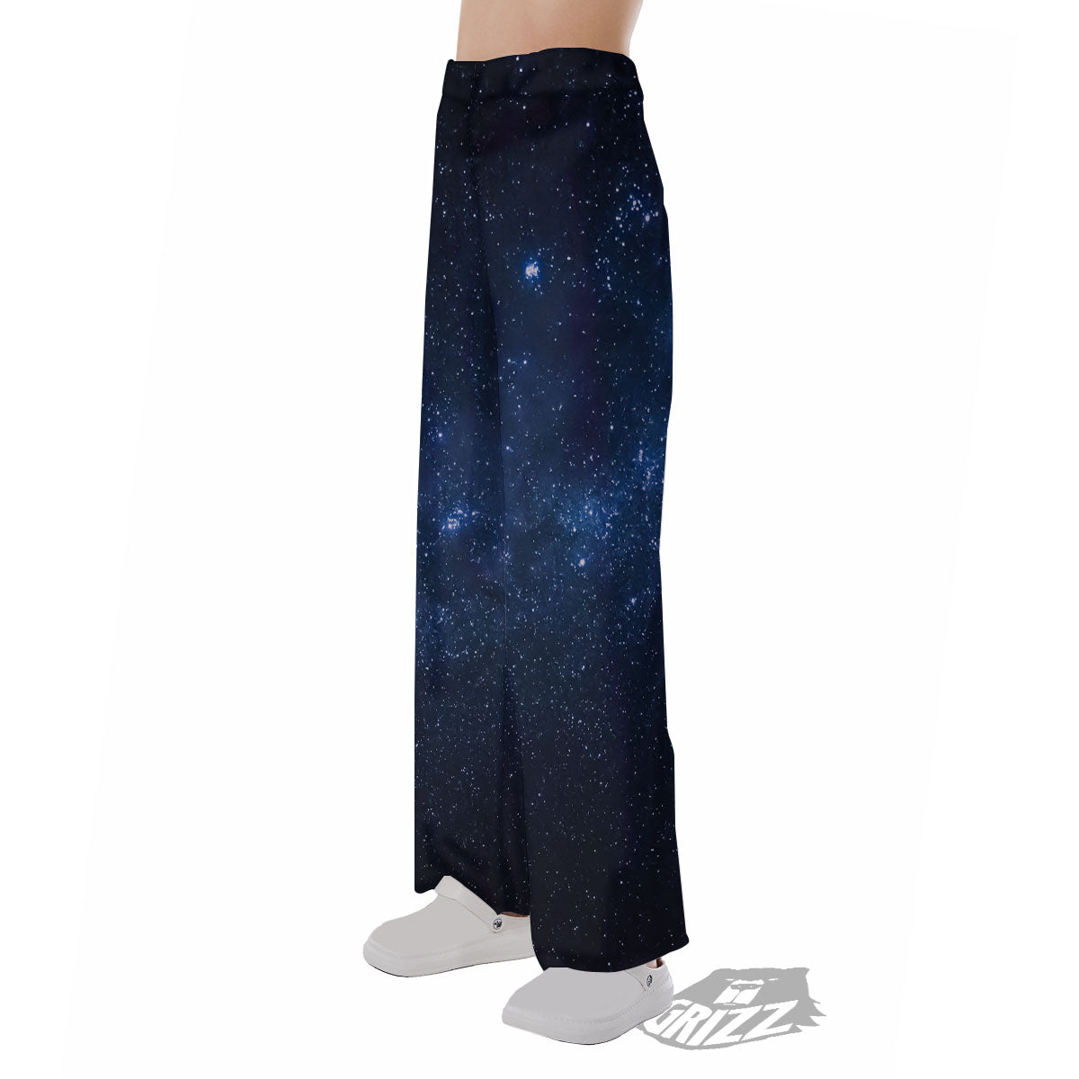 Universe Milky Way Print Pajama Pants-grizzshop