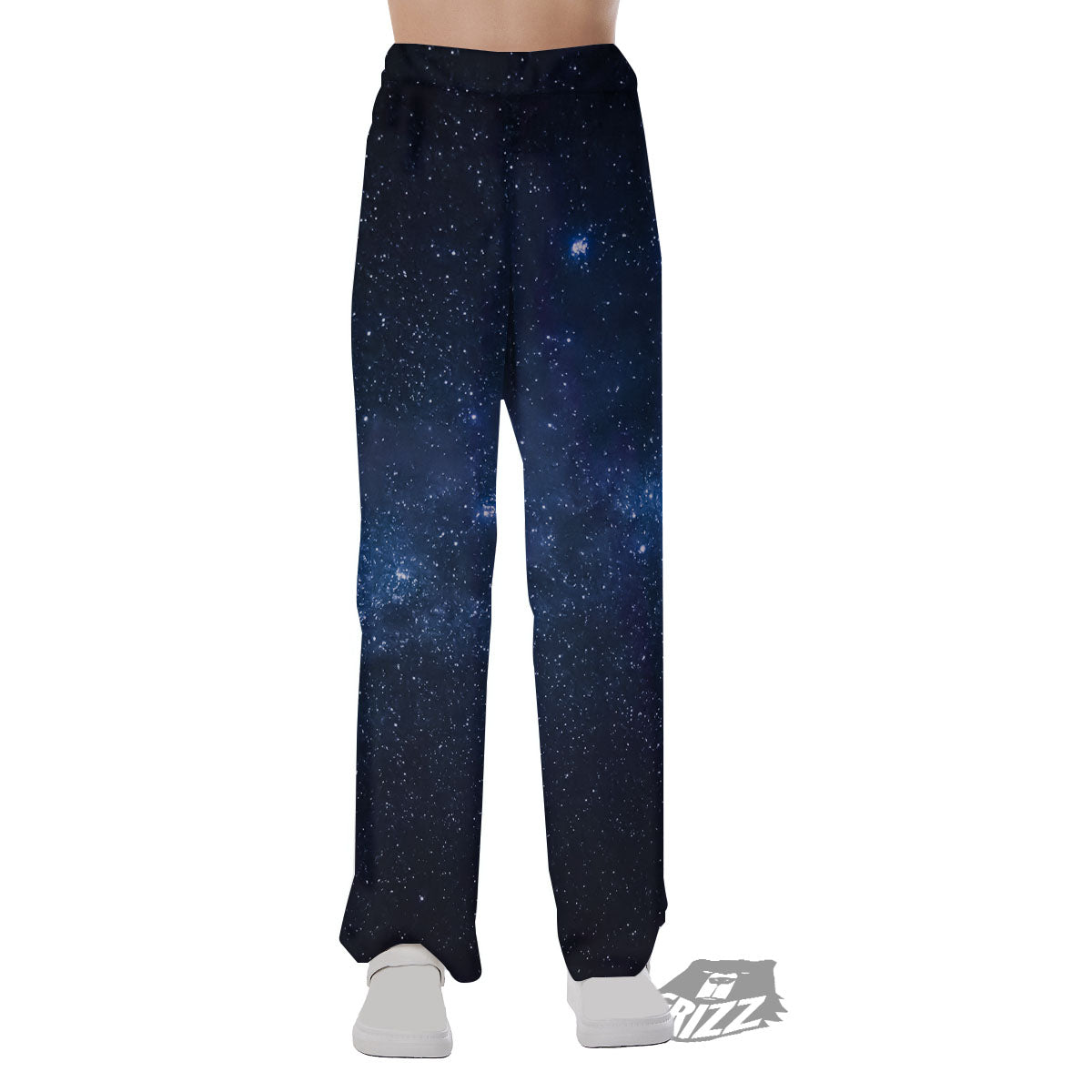 Universe Milky Way Print Pajama Pants-grizzshop