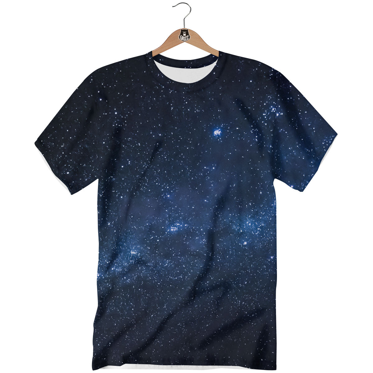 Universe Milky Way Print T-Shirt-grizzshop