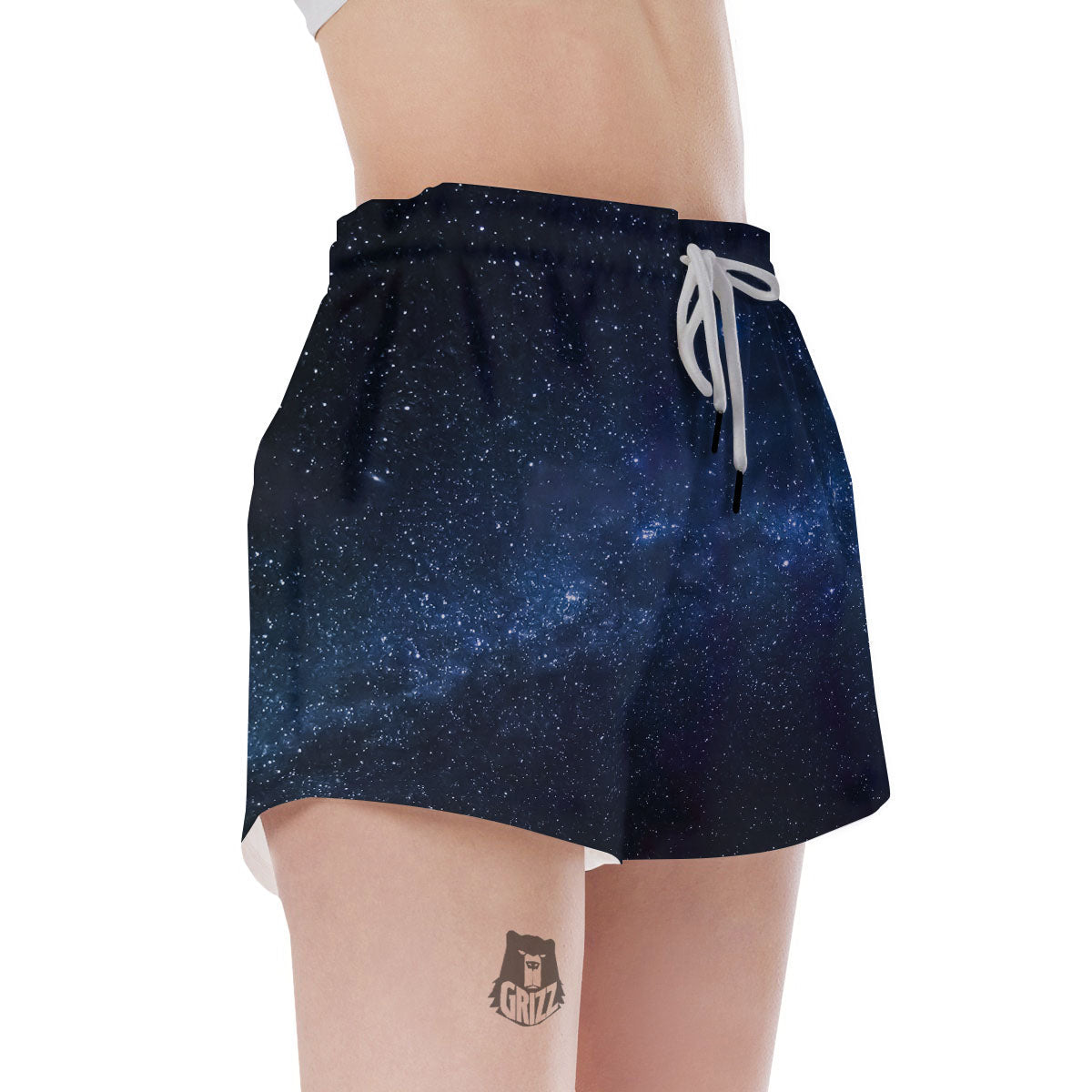 Universe Milky Way Print Women's Shorts-grizzshop