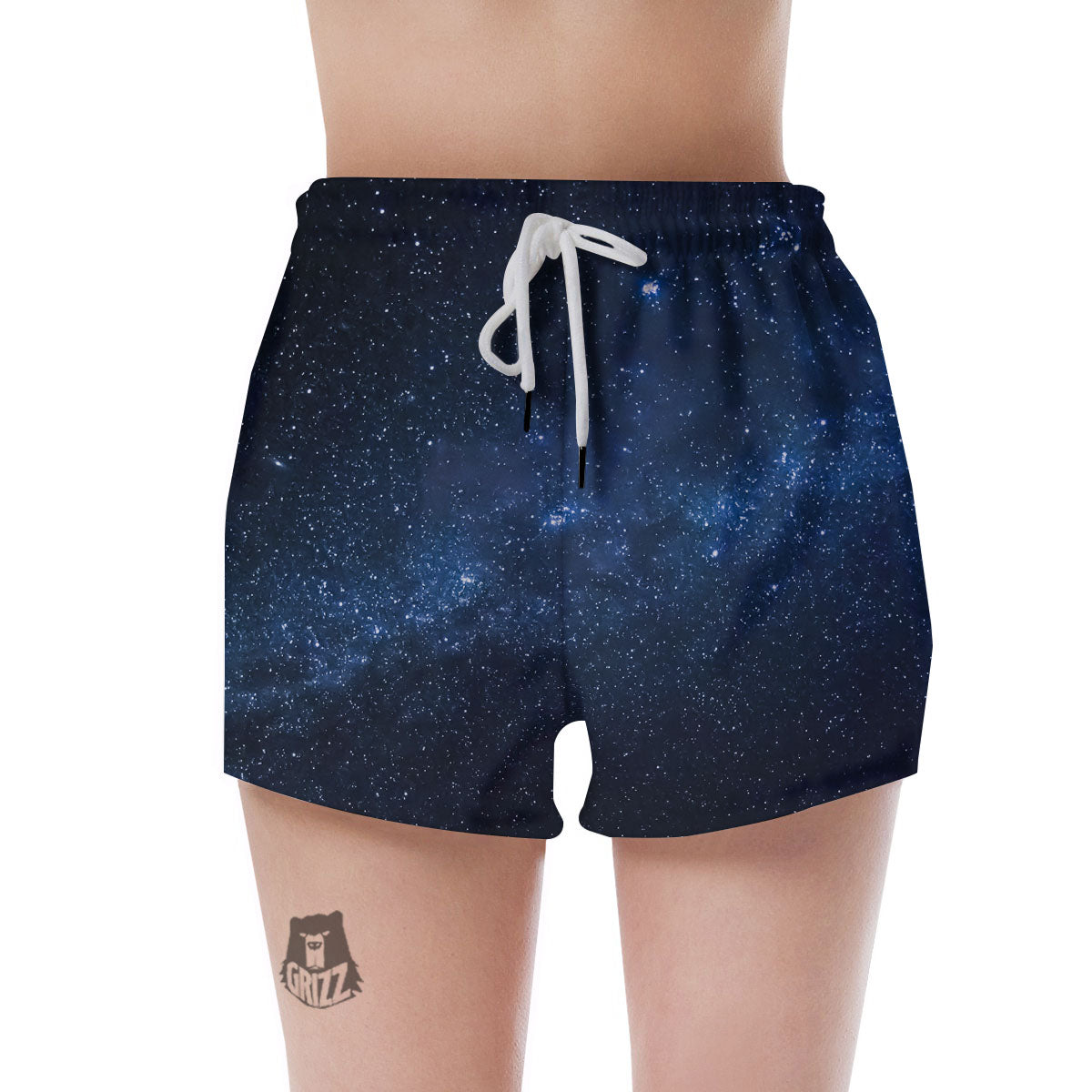 Universe Milky Way Print Women's Shorts-grizzshop