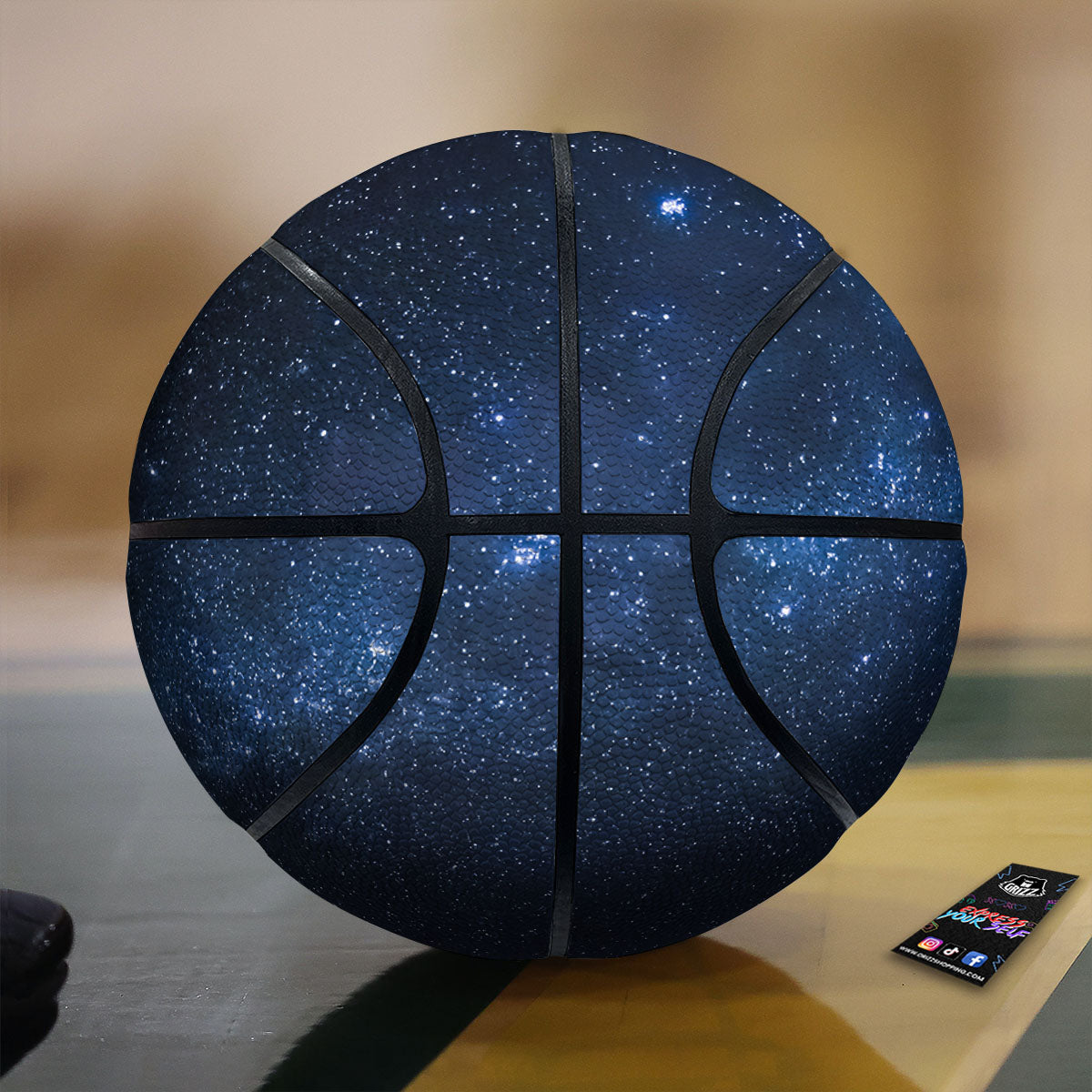 Universe Milky Way Print Basketball