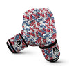 Usa Patriot Pattern Print Boxing Gloves-grizzshop