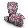 Usa Patriot Pattern Print Boxing Gloves-grizzshop