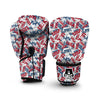 Usa Patriot Pattern Print Boxing Gloves-grizzshop