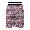 Usa Patriot Pattern Print Boxing Shorts-grizzshop