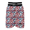 Usa Patriot Pattern Print Boxing Shorts-grizzshop