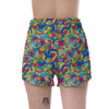 Valentine Heart Hippie Trippy Women's Shorts-grizzshop