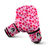 Valentine Pink Heart Print Pattern Boxing Gloves-grizzshop