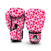 Valentine Pink Heart Print Pattern Boxing Gloves-grizzshop