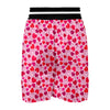 Valentine Pink Heart Print Pattern Boxing Shorts-grizzshop