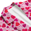 Valentine Pink Heart Print Pattern Men's Blazer-grizzshop