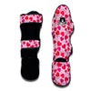 Valentine Pink Heart Print Pattern Muay Thai Shin Guards-grizzshop