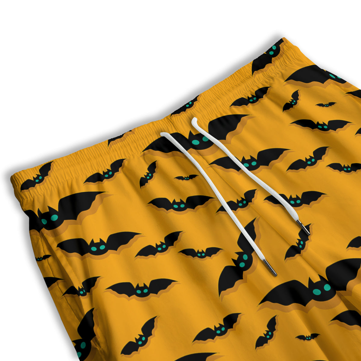 Vampire Bat Halloween Print Pattern Men's Athletic Shorts