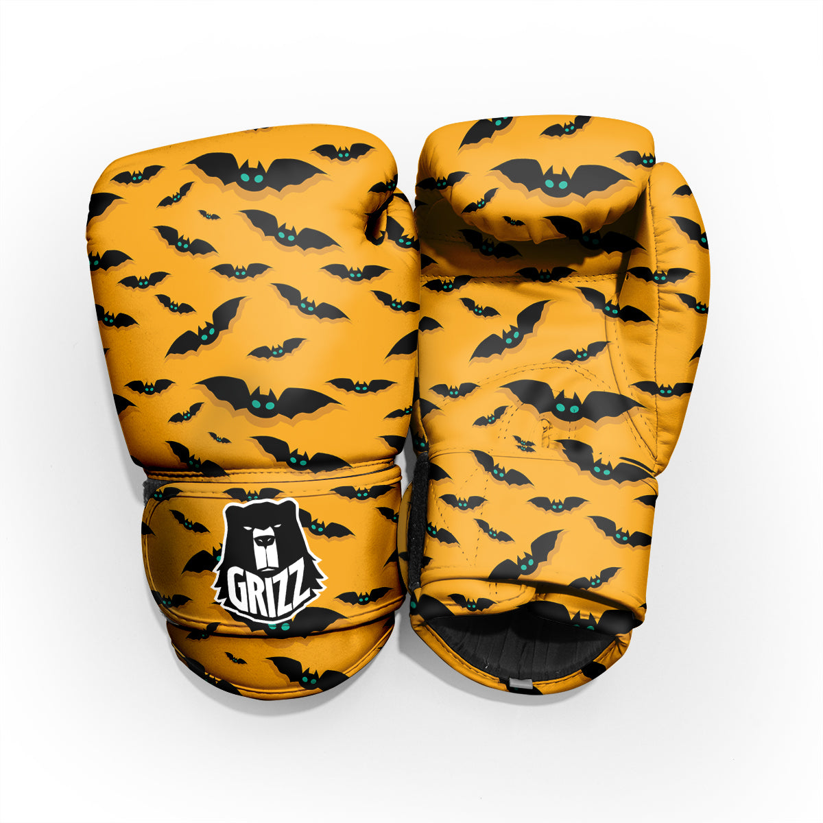 Vampire Bat Halloween Print Pattern Pro Boxing Glove