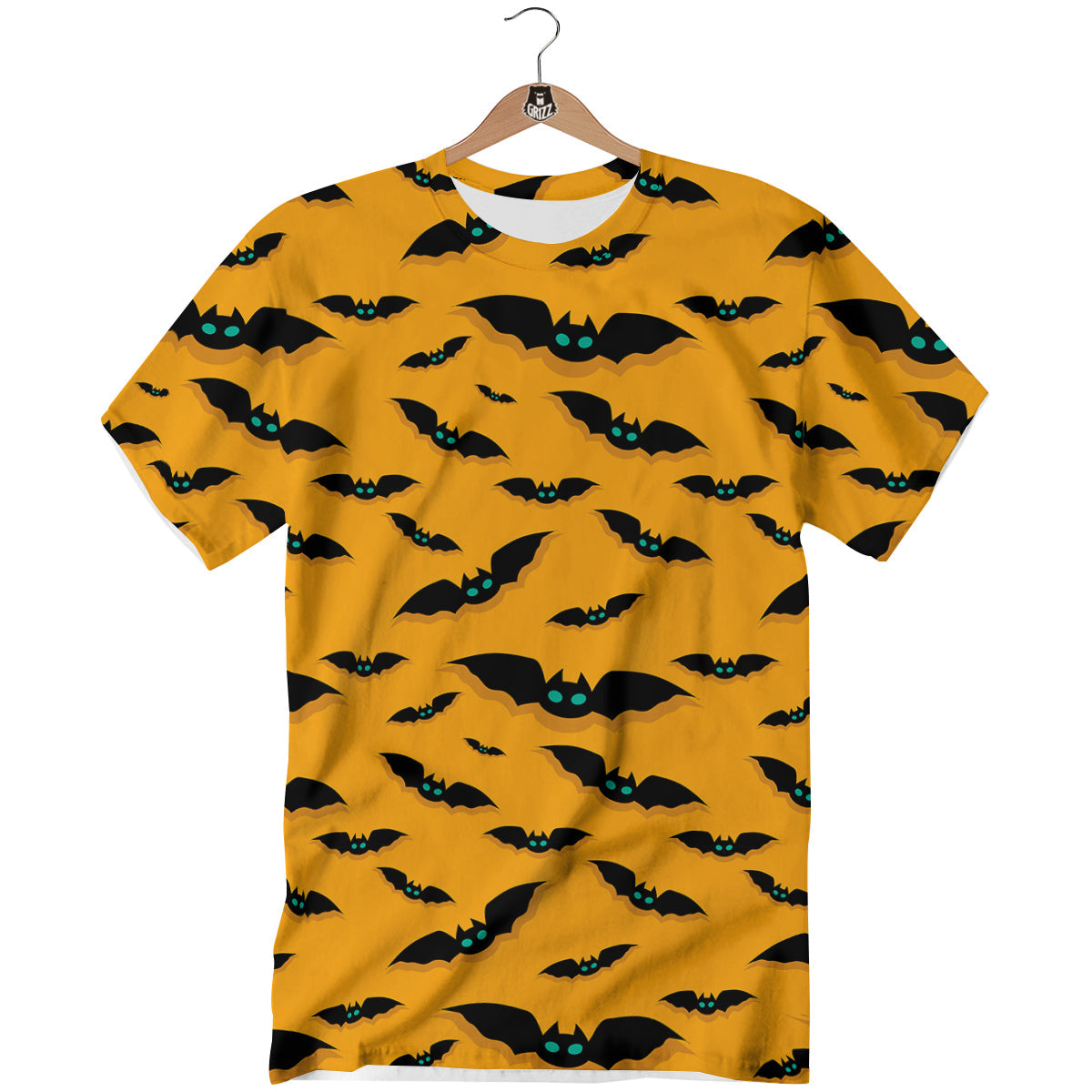 Vampire Bat Halloween Print Pattern T-Shirt-grizzshop