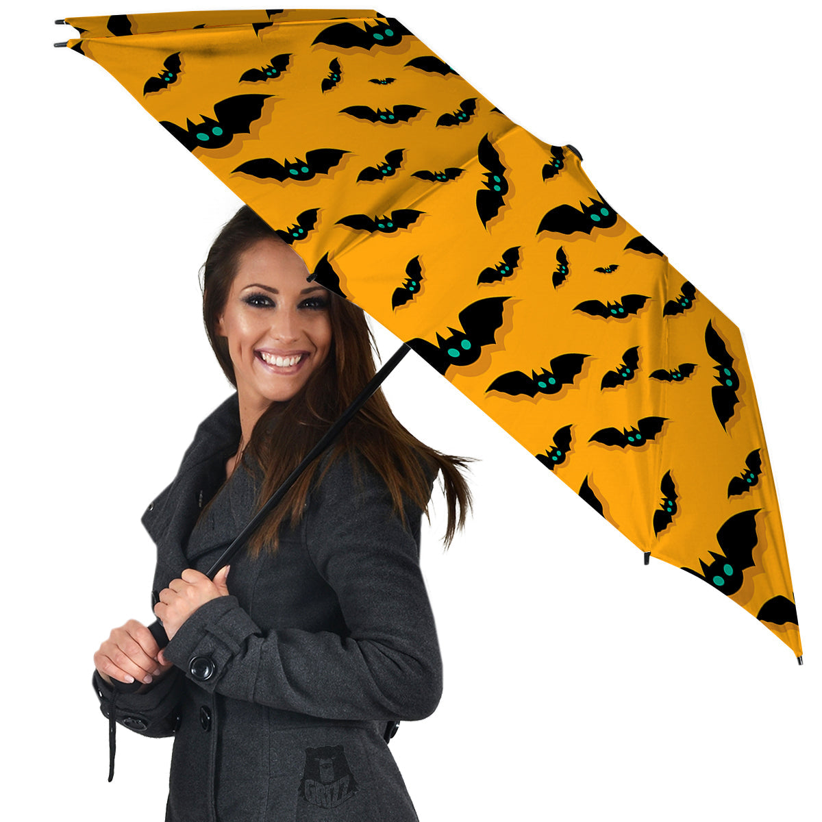 Vampire Bat Halloween Print Pattern Umbrella-grizzshop