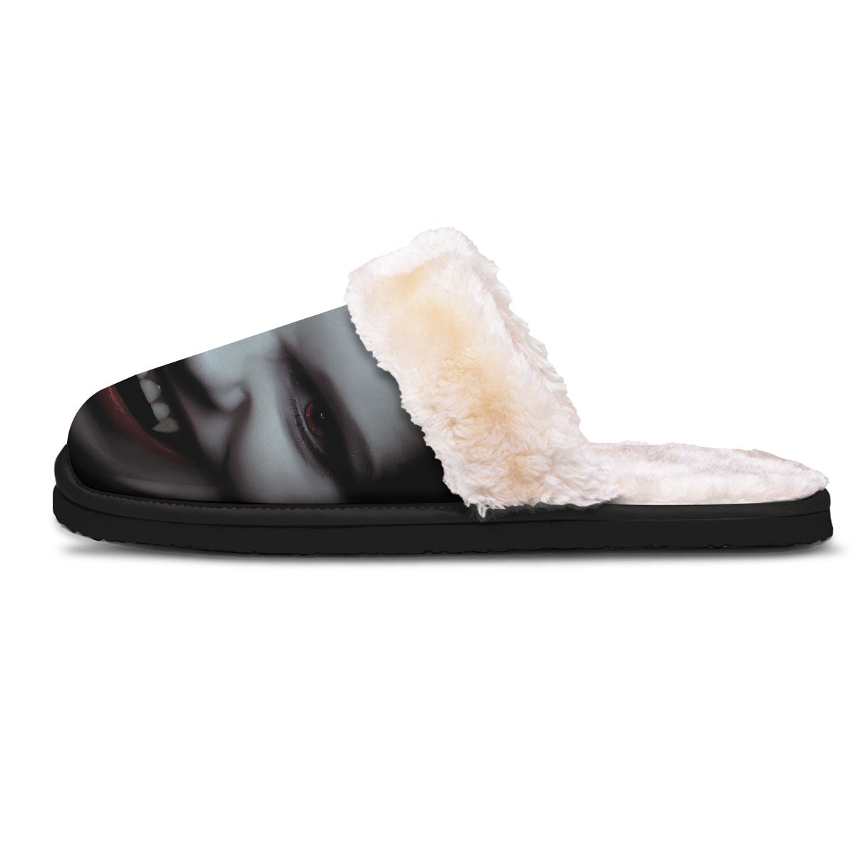 Vampire Girl Halloween Print Slippers-grizzshop