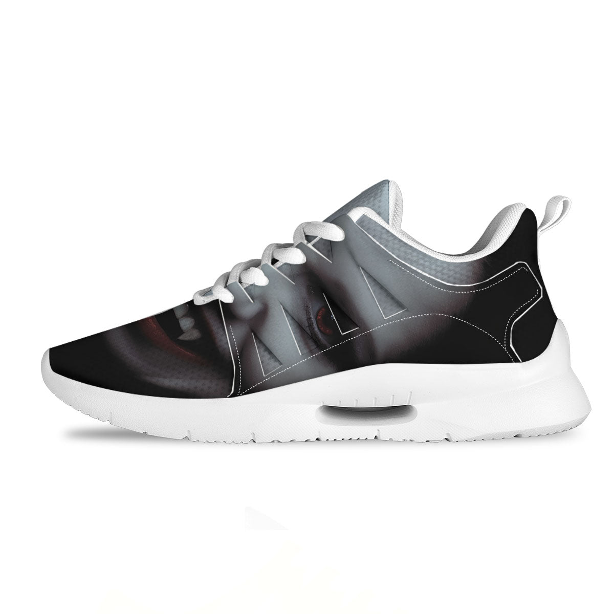Vampire Girl Halloween Print Tennis Shoes-grizzshop