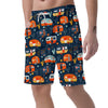 Van Camper Pattern Print Men's Shorts-grizzshop