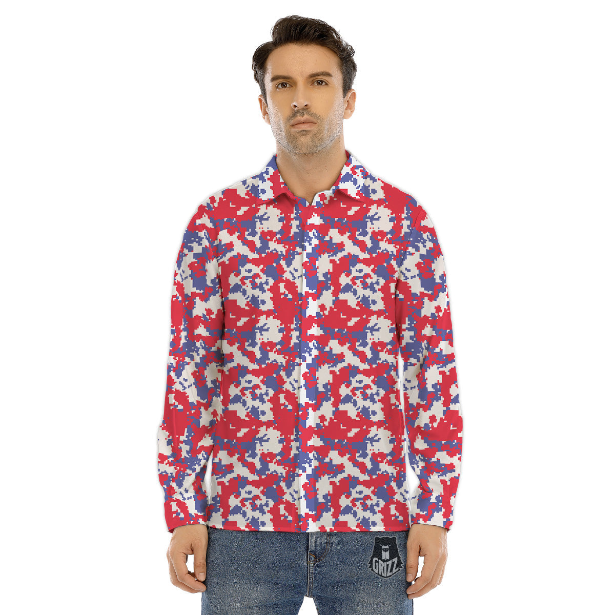 Vase And Pottery Ancient Egyptian Print Pattern Men's Dress Shirts-grizzshop