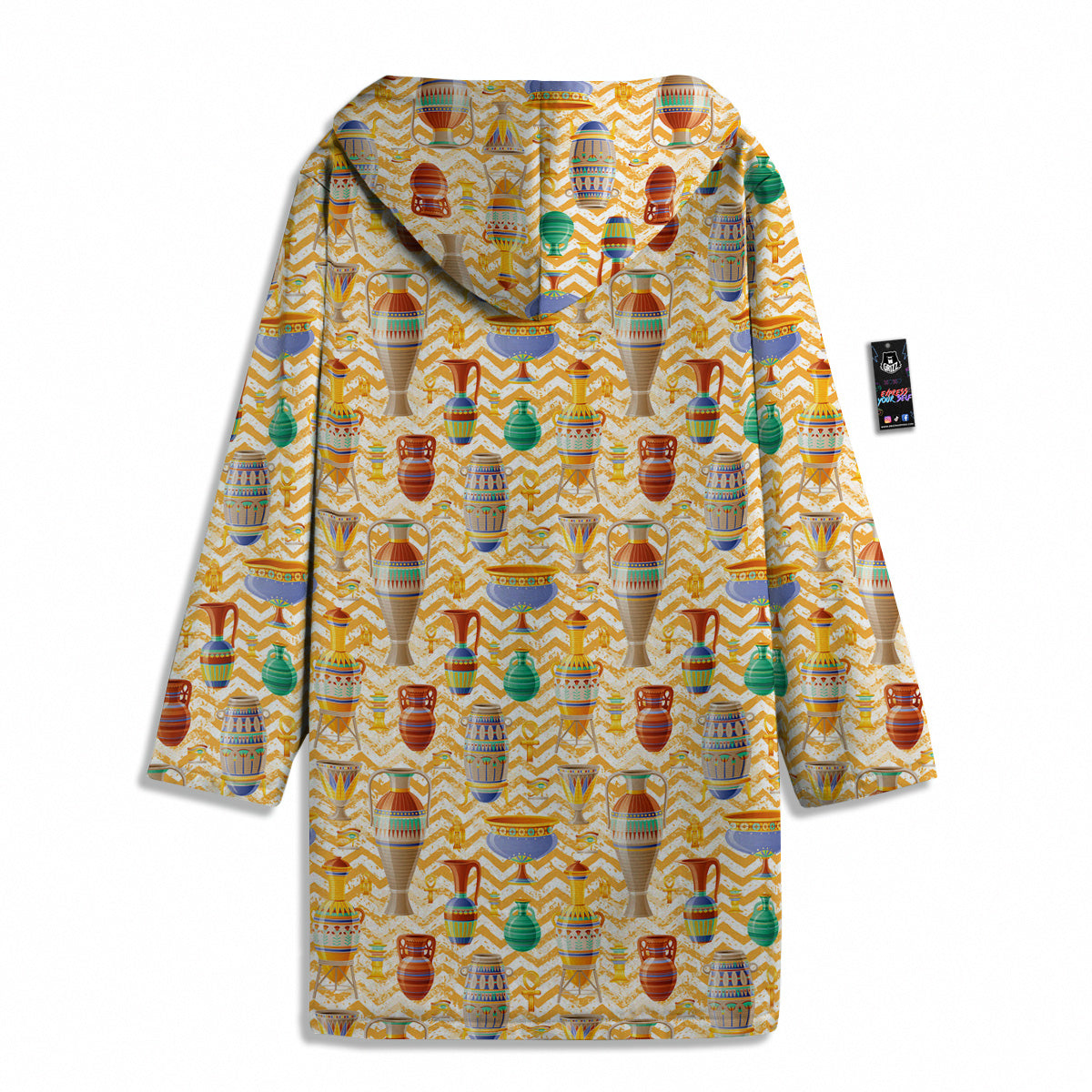 Vase And Pottery Ancient Egyptian Print Pattern Men's Windbreaker Jacket-grizzshop