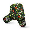 Vegan Pattern Print Boxing Gloves-grizzshop