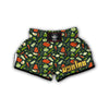 Vegan Pattern Print Muay Thai Boxing Shorts-grizzshop