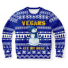 Vegans ate my Nose Snowman Ugly Christmas Sweater-grizzshop