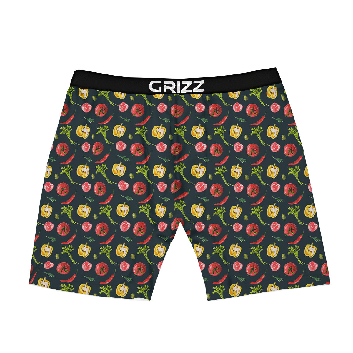 Vegetable Print Pattern Boxer Briefs-grizzshop